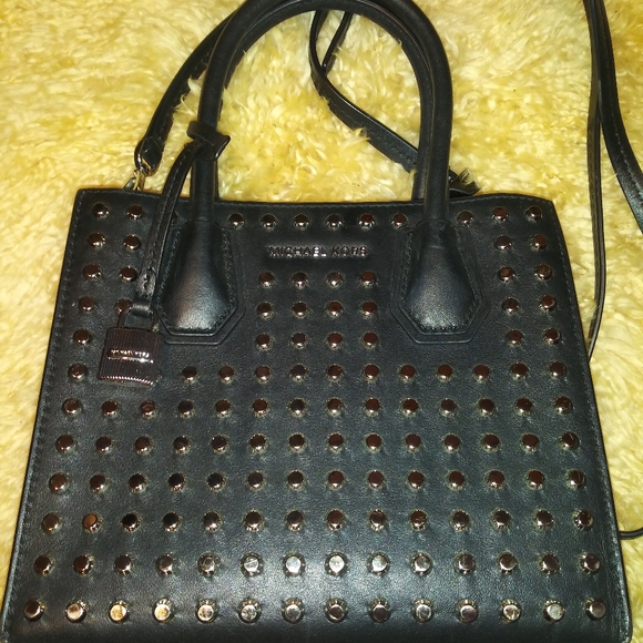 Michael Kors Mini Studded Mercer Bag - Picture 2 of 7